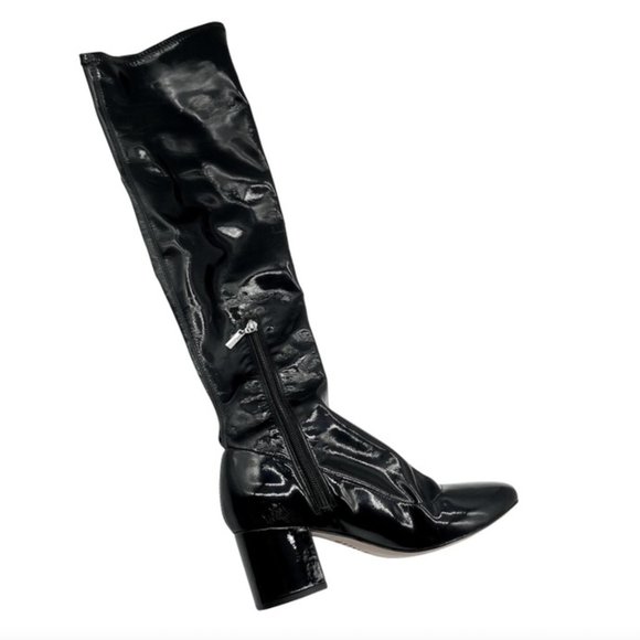 SCHUTZ Shoes - SCHUTZ Black Thigh High Patent Leather Boots